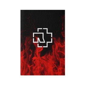 Обложка для паспорта матовая кожа с принтом RAMMSTEIN , натуральная матовая кожа | размер 19,3 х 13,7 см; прозрачные пластиковые крепления | fire | metallica | music | rammstein | rock | металл | металлика | музыка | огонь | пламя | раммштайн | рок | рок группа