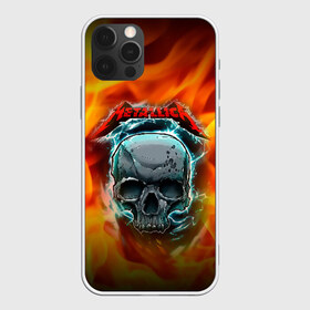 Чехол для iPhone 12 Pro Max с принтом Metallica , Силикон |  | metallica | rock | арт | гитара | кости | металл | металлика | музыка | рок | череп