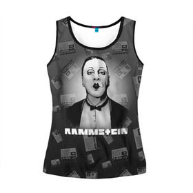 Женская майка 3D с принтом Rammstein , 100% полиэстер | круглая горловина, прямой силуэт, длина до линии бедра | 2019 | du hast | lindemann | radio | rammstein | rammsteinfan | till | группы | линдеманн | метал | музыка | радио | рамштаин | рамштайн | рамштейн | рок | тилль | тиль