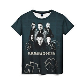 Женская футболка 3D с принтом Rammstein , 100% полиэфир ( синтетическое хлопкоподобное полотно) | прямой крой, круглый вырез горловины, длина до линии бедер | du hast | lindemann | rammstein | rammsteinfan | ramstein | till | группы | линдеманн | метал | музыка | рамштаин | рамштайн | рамштейн | рок | тилль | тиль