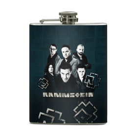 Фляга с принтом Rammstein , металлический корпус | емкость 0,22 л, размер 125 х 94 мм. Виниловая наклейка запечатывается полностью | Тематика изображения на принте: du hast | lindemann | rammstein | rammsteinfan | ramstein | till | группы | линдеманн | метал | музыка | рамштаин | рамштайн | рамштейн | рок | тилль | тиль