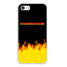 Чехол для iPhone 5/5S матовый с принтом RAMMSTEIN , Силикон | Область печати: задняя сторона чехла, без боковых панелей | music | rammstein | rock | группа | музыка | музыканты | рамштайн | рок