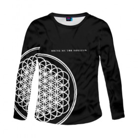 Женский лонгслив 3D с принтом Bring Me the Horizon , 100% полиэстер | длинные рукава, круглый вырез горловины, полуприлегающий силуэт | bmth | bring me the horizon | альтернативный | бмт | бмтх | бмтш | брин | бринг | горизонт | достань для меня | дэткор | зе | метал | ми | рок | хоризон | электроник