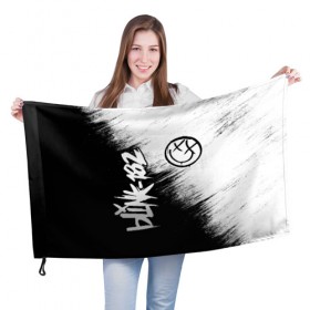Флаг 3D с принтом Blink-182 (2) , 100% полиэстер | плотность ткани — 95 г/м2, размер — 67 х 109 см. Принт наносится с одной стороны | art | blink | music | pop | rock | арт | блинк | музыка | поп музыка | рок