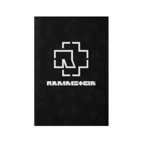 Обложка для паспорта матовая кожа с принтом Rammstein (1) , натуральная матовая кожа | размер 19,3 х 13,7 см; прозрачные пластиковые крепления | fire | music | rammstein | rock | кровь | музыка | огонь | раммштайн | рамштайн | рок