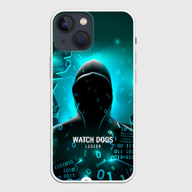 Чехол для iPhone 13 mini с принтом Watch Dogs Legion ,  |  | cyberpunk | dogs | hackers | legion | watch | watch dogs | вейчдогс | взлом | киберпанк | легион | хакеры | цифры