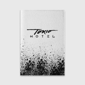 Обложка для паспорта матовая кожа с принтом Tokio Hotel (5) , натуральная матовая кожа | размер 19,3 х 13,7 см; прозрачные пластиковые крепления | Тематика изображения на принте: 