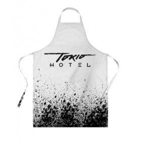 Фартук 3D с принтом Tokio Hotel (5) , 100% полиэстер | общий размер — 65 х 85 см, ширина нагрудника — 26 см, горловина — 53 см, длина завязок — 54 см, общий обхват в поясе — 173 см. Принт на завязках и на горловине наносится с двух сторон, на основной части фартука — только с внешней стороны | 