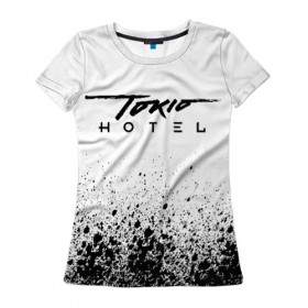 Женская футболка 3D с принтом Tokio Hotel (5) , 100% полиэфир ( синтетическое хлопкоподобное полотно) | прямой крой, круглый вырез горловины, длина до линии бедер | 