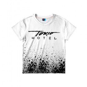 Детская футболка 3D с принтом Tokio Hotel (5) , 100% гипоаллергенный полиэфир | прямой крой, круглый вырез горловины, длина до линии бедер, чуть спущенное плечо, ткань немного тянется | Тематика изображения на принте: 