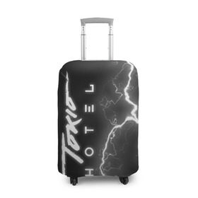Чехол для чемодана 3D с принтом Tokio Hotel (8) , 86% полиэфир, 14% спандекс | двустороннее нанесение принта, прорези для ручек и колес | hotel | japan | music | pop rock | rock | tokio | tokio hotel | музыка | отель | поп рок | рок | токийский отель | токио | япония