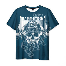 Мужская футболка 3D с принтом Rammstein , 100% полиэфир | прямой крой, круглый вырез горловины, длина до линии бедер | Тематика изображения на принте: du hast | heavy | herzeleid | metal | mutter | rammstein | reise | rosenrot | sehnsucht | till lindemann | группа | метал | рамштайн | рок | тилль линдеманн | хард