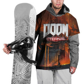 Накидка на куртку 3D с принтом DOOM Eternal , 100% полиэстер |  | bethesda | dead | death | doom | doom eternal | game | games | metal | monster | ps4 | space | steam | xbox | дум | игра | космос | метал | меч | экшн