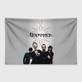 Флаг-баннер с принтом Godsmack , 100% полиэстер | размер 67 х 109 см, плотность ткани — 95 г/м2; по краям флага есть четыре люверса для крепления | alternative | american rock | crimson | grunge | hardrock | heavy | heavy metal | i stand alone | nu metal | post grunge | rock | sully erna | альтернатива | грандж | рок | хард рок | хэви