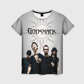 Женская футболка 3D с принтом Godsmack , 100% полиэфир ( синтетическое хлопкоподобное полотно) | прямой крой, круглый вырез горловины, длина до линии бедер | alternative | american rock | crimson | grunge | hardrock | heavy | heavy metal | i stand alone | nu metal | post grunge | rock | sully erna | альтернатива | грандж | рок | хард рок | хэви