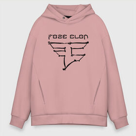 Мужское худи Oversize хлопок с принтом cs:go - Faze Clan (Skull) , френч-терри — 70% хлопок, 30% полиэстер. Мягкий теплый начес внутри —100% хлопок | боковые карманы, эластичные манжеты и нижняя кромка, капюшон на магнитной кнопке | 0x000000123 | csgo | faze clan | skull | ксго | фейз | череп