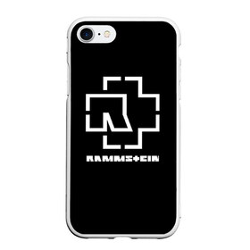 Чехол для iPhone 7/8 матовый с принтом RAMMSTEIN , Силикон | Область печати: задняя сторона чехла, без боковых панелей | music | rammstein | rock | группа | музыка | музыканты | рамштайн | рок