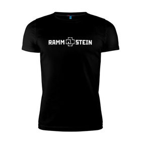 Мужская футболка премиум с принтом RAMMSTEIN , 92% хлопок, 8% лайкра | приталенный силуэт, круглый вырез ворота, длина до линии бедра, короткий рукав | music | rammstein | rock | группа | музыка | музыканты | рамштайн | рок