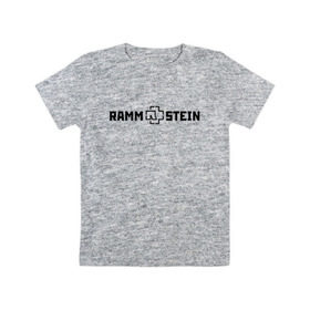 Детская футболка хлопок с принтом RAMMSTEIN (НА СПИНЕ) , 100% хлопок | круглый вырез горловины, полуприлегающий силуэт, длина до линии бедер | music | rammstein | rock | группа | музыка | музыканты | рамштайн | рок