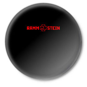 Значок с принтом RAMMSTEIN ,  металл | круглая форма, металлическая застежка в виде булавки | music | rammstein | rock | группа | музыка | музыканты | рамштайн | рок