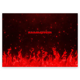 Поздравительная открытка с принтом Rammstein , 100% бумага | плотность бумаги 280 г/м2, матовая, на обратной стороне линовка и место для марки
 | fire | guitar | hard | heavymetal | metal | music | rammstein | rock | гитара | картинка | картинки | метал | мода | музыка | огонь | рамштайн | рок | тренд | тренды | треш | трэш | тяжелый | хард