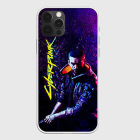 Чехол для iPhone 12 Pro Max с принтом Cyberpunk 2077 , Силикон |  | cyberpunk | future | implant | neon | noir | punk | retrowave | robots | techno | witcher | будущее | градиент | игры | киберпанк | мужские | неон | нуар | премьера | текстура | техно