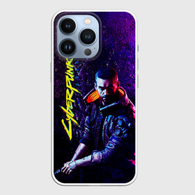 Чехол для iPhone 13 Pro с принтом Cyberpunk 2077 ,  |  | cyberpunk | future | implant | neon | noir | punk | retrowave | robots | techno | witcher | будущее | градиент | игры | киберпанк | мужские | неон | нуар | премьера | текстура | техно