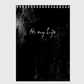 Скетчбук с принтом Its My Life , 100% бумага
 | 48 листов, плотность листов — 100 г/м2, плотность картонной обложки — 250 г/м2. Листы скреплены сверху удобной пружинной спиралью | Тематика изображения на принте: bon jovi | john | альбом | арена | бон | бон джови | глэм | группа | джови | джон | метал | музыка | надпись | песни | поп | попрок | рок | рокер | смайл | солист | софт | стена | хард | хеви | хевиметал