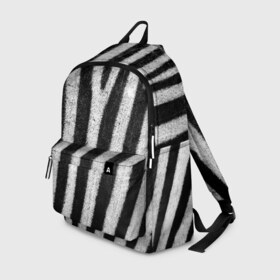 Рюкзак 3D с принтом Zebra Skin , 100% полиэстер | лямки с регулируемой длиной, сверху петелька, чтобы рюкзак можно было повесить на вешалку. Основное отделение закрывается на молнию, как и внешний карман. Внутри два дополнительных кармана, один из которых закрывается на молнию. По бокам два дополнительных кармашка | animal | black | black white | pattern. | skin | streaks | texture | white | zebra | белый | животное | животные | зебра | полосы | текстура | узор | чёрно белые | чёрный