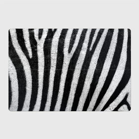 Магнитный плакат 3Х2 с принтом Zebra Skin , Полимерный материал с магнитным слоем | 6 деталей размером 9*9 см | Тематика изображения на принте: animal | black | black white | pattern. | skin | streaks | texture | white | zebra | белый | животное | животные | зебра | полосы | текстура | узор | чёрно белые | чёрный