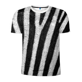 Мужская футболка 3D спортивная с принтом Zebra Skin , 100% полиэстер с улучшенными характеристиками | приталенный силуэт, круглая горловина, широкие плечи, сужается к линии бедра | animal | black | black white | pattern. | skin | streaks | texture | white | zebra | белый | животное | животные | зебра | полосы | текстура | узор | чёрно белые | чёрный