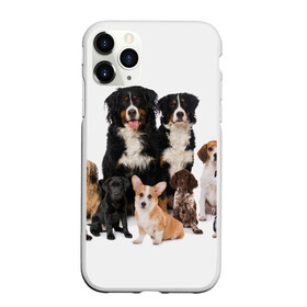 Чехол для iPhone 11 Pro матовый с принтом Породистые собаки , Силикон |  | animal | bernese | breed | bulldog | corgi | cute | dog | french | funny | jack | labrador | mountain dog | muzzle | paws | pug | puppy | spaniel | бернский | бульдог | джек рассел | животное | забавный | зенненхунд | корги | лабрадор | лапы | милый