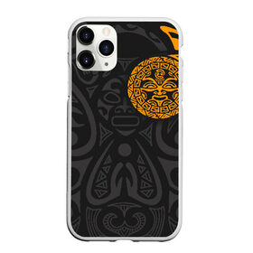 Чехол для iPhone 11 Pro матовый с принтом Polynesian tattoo , Силикон |  | polynesian | tattoo | волна | геометрия | завитушка | маори | маска | орнамент. золото | полинезия | татуировка | татуха | трайбл | узор | черепаха | ящерица. солнце