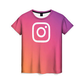 Женская футболка 3D с принтом Instagram , 100% полиэфир ( синтетическое хлопкоподобное полотно) | прямой крой, круглый вырез горловины, длина до линии бедер | instagram | photo | инстаблогер | инстаграм | интернет | сеть | социальная | фото