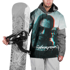 Накидка на куртку 3D с принтом Cyberpunk 2077 , 100% полиэстер |  | Тематика изображения на принте: cyberpunk | cyberpunk 2077 | samurai | игры | киану ривз | киберпанк | самурай