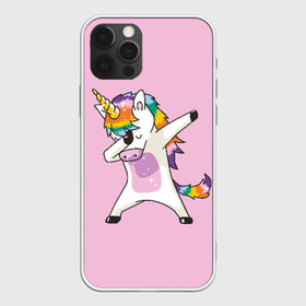 Чехол для iPhone 12 Pro Max с принтом Единорог , Силикон |  | animal | cool | cute | fabulous | horn | horse | magical | pink | rainbow | unicorn | волшебный | единорог | животное | лошадь | милый | прикольный | радуга | рог | розовый | сказочный