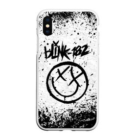 Чехол для iPhone XS Max матовый с принтом BLINK-182 , Силикон | Область печати: задняя сторона чехла, без боковых панелей | blink | music | rock | блинк | группа | музыка | музыканты | рок