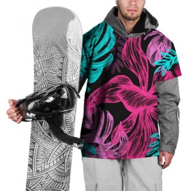 Накидка на куртку 3D с принтом Гавайи , 100% полиэстер |  | 