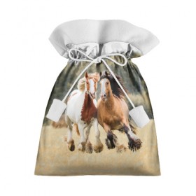 Подарочный 3D мешок с принтом Лошади , 100% полиэстер | Размер: 29*39 см | animal | free | horse | mane | nature | pair | polish | wild | грива | дикий | животное | конь | лоск | лошадь | пара | природа | свободный | скакун