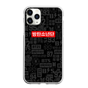 Чехол для iPhone 11 Pro матовый с принтом BTS , Силикон |  | bangtan boys | bt21 | bts | bts army | bts stickers | j hope | jimin | jin | jungkook | k pop | rap monster | rapmon | suga | v | бтс | корея | стикеры bts