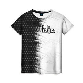 Женская футболка 3D с принтом The Beatles (3) , 100% полиэфир ( синтетическое хлопкоподобное полотно) | прямой крой, круглый вырез горловины, длина до линии бедер | beatles | music | rock | the beatles | yellow submarine | битлз | джон леннон | легенда | музыка | пит бест | рок