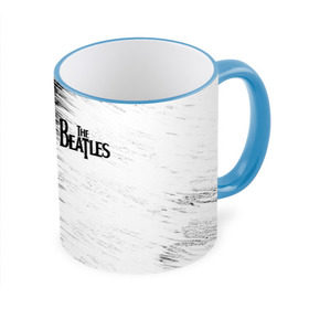 Кружка с принтом The Beatles (3) , керамика | ёмкость 330 мл | beatles | music | rock | the beatles | yellow submarine | битлз | джон леннон | легенда | музыка | пит бест | рок
