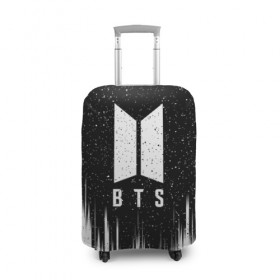 Чехол для чемодана 3D с принтом BTS , 86% полиэфир, 14% спандекс | двустороннее нанесение принта, прорези для ручек и колес | bangtan boys | bt21 | bts | bts army | bts stickers | j hope | jimin | jin | jungkook | k pop | rap monster | rapmon | suga | v | бтс | корея | стикеры bts