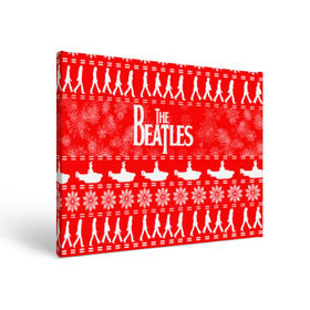 Холст прямоугольный с принтом The Beatles (6) , 100% ПВХ |  | beatles | merry christmas | music | rock | the beatles | yellow submarine | битлз | джон леннон | легенда | музыка | новогодний свитшот | новый год | пит бест | рок