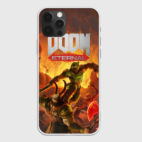 Чехол для iPhone 12 Pro Max с принтом Doom , Силикон |  | cacodemon | doom | eternal | вечность | вечный | дум | итёрнал | какодемон | этернал