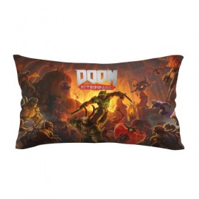 Подушка 3D антистресс с принтом Doom , наволочка — 100% полиэстер, наполнитель — вспененный полистирол | состоит из подушки и наволочки на молнии | cacodemon | doom | eternal | вечность | вечный | дум | итёрнал | какодемон | этернал