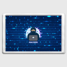Магнит 45*70 с принтом Хакер , Пластик | Размер: 78*52 мм; Размер печати: 70*45 | hacker | hacknet | взлом | виртуальность | кибер | киберпанк | программист | хакер
