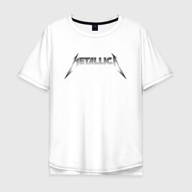 Мужская футболка хлопок Oversize с принтом METALLICA (НА СПИНЕ) , 100% хлопок | свободный крой, круглый ворот, “спинка” длиннее передней части | matters metallica | music | nothing else | rock | trash metal | группа | музыка | музыканты | рок | трэш металл