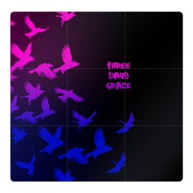 Магнитный плакат 3Х3 с принтом Three Days Grace (1) , Полимерный материал с магнитным слоем | 9 деталей размером 9*9 см | days | days grace | music | rock | three days grace | музыка | рок