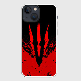 Чехол для iPhone 13 mini с принтом ВЕДЬМАК КРАСНЫЕ КОГТИ   THE WITCHER RED CLAW ,  |  | hunter | the witcher | wild hunt | ведьмак | геральт | дикая охота | монстры | охотник | трисс | цири